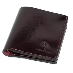 Портмоне Lettera з монетницею, бордовий Алькор. GRANDE PELLE 10х10х2.5 см acs0032091 - мініатюра 6