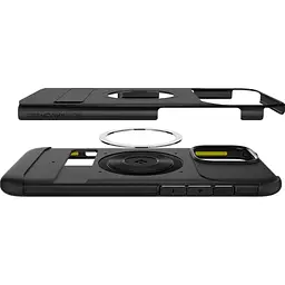 Оригінальний протиударний чохол Spigen Slim Armor (MagFit) MagSafe для iPhone 16 Pro (6.3") Black ACS08164 - мініатюра 10