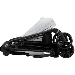 Коляска Cybex Melio Carbon Fog Grey з бампером (525000043) - мініатюра 7