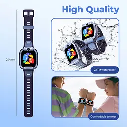 Дитячий годинник-телефон Mibro Z5, 1.69", 240x280, GPS, 2MP dual, 900мА·рік, 2АТM, розовий - мініатюра 8