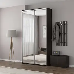Шафа-купе Idea серія 5 130 x 60 x 210 см Венге темний Дзеркало