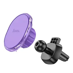 Магнітний тримач для смартфона в машину фіолетовий Hoco H1 Crystal magnetic - мініатюра 3