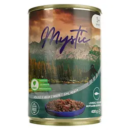 Вологий корм для собак Mystic шматочки морського окуня в желе 400 г (609256)