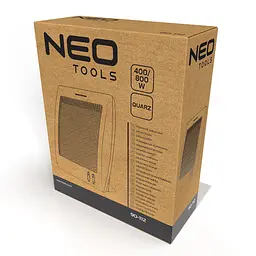 Neo Tools Обігрівач інфрачервоний, 800Вт, кварцовий нагрівальний елемент, білий - мініатюра 10