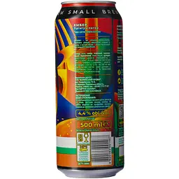 Пиво Volynski Browar Amber, світле, нефільтроване, 4,4%, з/б, 0,5 л - мініатюра 4