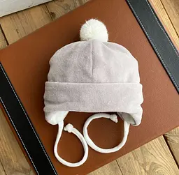 Шапка для малюків "Velour" об’єм 40-44 см Kid's Fantasy Сірий