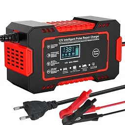 Інтелектуальний зарядний пристрій EAFC 12V 6A для авто і мото акумуляторів