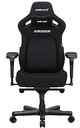 Ігрове крісло Anda Seat Kaiser 4 Size XL Black Linen Fabric (AD12YDDC-XLL-20-B-CF) - мініатюра 3
