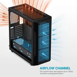 Корпус SAMA S40E без БЖ (S40E-BKAP00X1-RU) Black - мініатюра 9