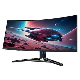 Монітор 34" Lenovo R34W-30 Curved UWQHD VA 180Hz (67C7GACBUA) - мініатюра 3