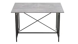 Стіл-книга трансформер Оріон 3 Ferrum-decor 750x1150x880 Чорний метал ДСП Бетон 16 мм (FRD-105087) - мініатюра 5