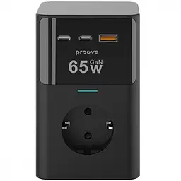Мережевий фільтр Proove Power Cube 65W (3xAC + 2xType-C + 1xUSB) 1.5m black (PSPC36801201) - мініатюра 7