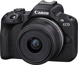 Бездзеркальний фотоапарат Canon EOS R50 Kit RF-S 18-45mm f4.5-6.3 IS STM Black (5811C033) UA [87265] - мініатюра 2