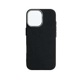 Карбоновый чехол для Apple iPhone 17, LikeCarbon2 MagCase, черный, тонкий защитный чехол-панель из поликарбоната с магнитами N52, MagSafe, противоударный, совместим с беспроводной зарядкой, приподнятые края для защиты камеры, ArmorStandart (ARM88379)