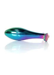 Анальна пробка - Jewellery Multicolour Plug Pink M - мініатюра 4