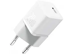 Мережевий зарядний пристрій BASEUS GaN5 Fast Charger (mini) 1C 20 W White (CCGN050102)