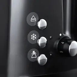 Тостер Textures 850Вт, пластик, чорний Russell Hobbs kuh0014868 - мініатюра 4