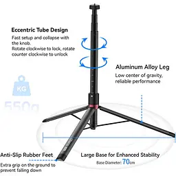 Штатив Ulanzi AT-01 Offset Tripod (T052 AT-01) (T052) - мініатюра 5