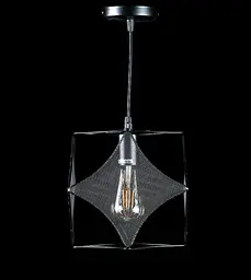 Стельова люстра E27 Splendid Ray L501/1, регульована, Чорний метал, сучасний стиль, 30-95 см - мініатюра 2