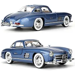 Колекційна металева модель автомобіля АвтоЕксперт Mercedes-Benz 300SL Gullwing з інерцією, світлом та звуком 1:24 - мініатюра 2