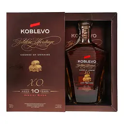 Коньяк марочний групи КС XO Golden heritage Koblevo к/у 500 мл 40 % - мініатюра 4