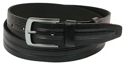 Чоловічий шкіряний ремінь Skipper 126-146х4 см acs0017467 - мініатюра 4