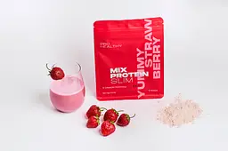 Низькокалорійний поживний коктейль Mix Protein slim Yummу Strawberry 145 г Choice
