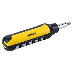 Набір викруток Sigma з реверсом + насадки торцеві та біти 1/4" 13шт CrV (4001931) - мініатюра 7