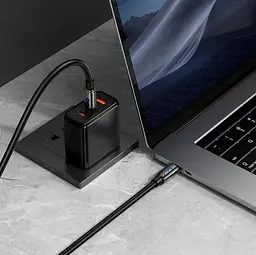 Кабель Type-C - Type-C HOCO U-143 240W PD3.1 charging data cable 1.2m - мініатюра 6