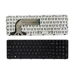 Клавіатура ноутбука HP Pavilion 17-e152sr чорна/чорна (KB310738)