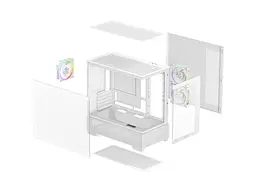 Корпус Deepcool CG380 3F White (R-CG380-WHAGM3-G) - мініатюра 10