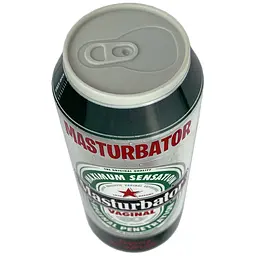 Мастурбатор-вагіна Alive Heineken Vagina II у вигляді банки пива, реалістичний - мініатюра 6