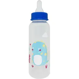 Пляшечка для годування Mega Zayka Діно 250 мл MGZ-0206 (Blue) - мініатюра 2