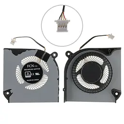 Вентилятор для ноутбука ACER NITRO 5 AN517-52 AN515-44 AN515-55 (GPU FAN) БЕЗ КРИШКИ 4pin (23.Q7KN2.002) (Кулер)