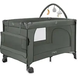 Дитячий манеж MoMi Belove Plus Dark Green (LOZE00025) - мініатюра 2