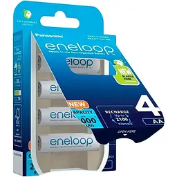 Акумуляторна батарея Panasonic Eneloop Pro AA 2000 4BP mAh NI-MH - мініатюра 2
