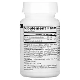Вітаміни та мінерали Source Naturals Chromemate Chromium GTF Yeast-Free 200 мкг 240 таблеток - мініатюра 2