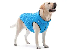 Курточка для тварин Collar AiryVest UNI двостороння XS 28 блакитно- чорна (2517) - мініатюра 6