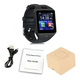 Смарт-годинник DZ09 Black (14952) - мініатюра 4
