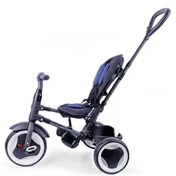 Дитячий складний триколісний велосипед Qplay Rito + Eva синій (S380-8Blue) - мініатюра 2