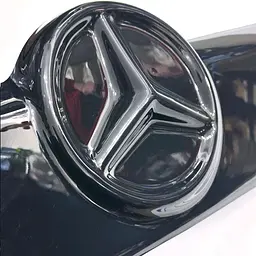 Зимова накладка на радіаторні грати Mercedes Sprinter CDI 2000-2006 Мала решітка з рамкою Глянець (Voron Glass) - мініатюра 2