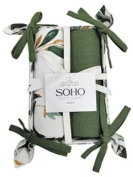 Набір рушників кухонних бавовна 100% SOHO Leaves 40х60 см 2 шт (BS 45523) - мініатюра 6