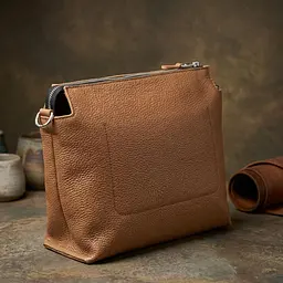Лаконічна містка сумка для жінок з натуральної шкіри Grande Pelle 11696 бежева - мініатюра 4