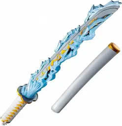 Катана Bandai Клинок, який знищує демонів Зеніцу Азума Demon Slayer Zenitsu Agatsuma 55 см B DS ZA 55 - мініатюра 2