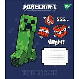 Набір зошитів Yes Minecraft Signs A5 в клітинку 12 аркушів 25 шт. (767556) - мініатюра 2
