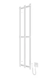 Рушникосушка електрична Slim, 1170х250х80мм, таймер-регулятор, сталь, білий матовий Hygge Family van0000870