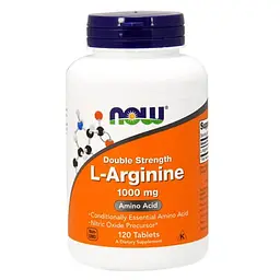Аргінін L-Arginine 1000 mg 120 таблеток NOW vit0006568