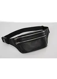 Поясна сумка бананка шкіряна Sambag Tirso BTS чорний 30.5 х 14 см (81333001) - мініатюра 3