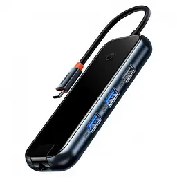 Хаб - мультипортовий адаптер Baseus AcmeJoy 6-Port Type-C Hub (Type-C to HDMI + 2xUsb3.0 + Usb2.0 + Type-C) - мініатюра 2