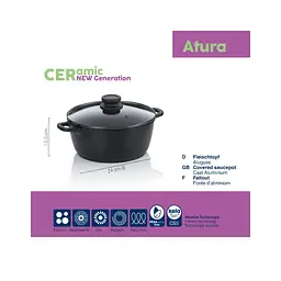 Каструля Kela Atura, з кришкою 24 см, 3.2 л (15171) - мініатюра 4